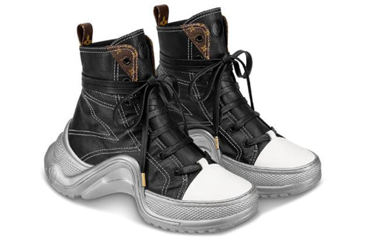 (WMNS) LOUIS VUITTON LV Archlight Sneakers Black/White/Silver 1A52L3