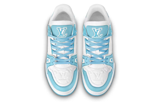 LOUIS VUITTON LV Trainer 'White Sky Blue' 1AA6X0