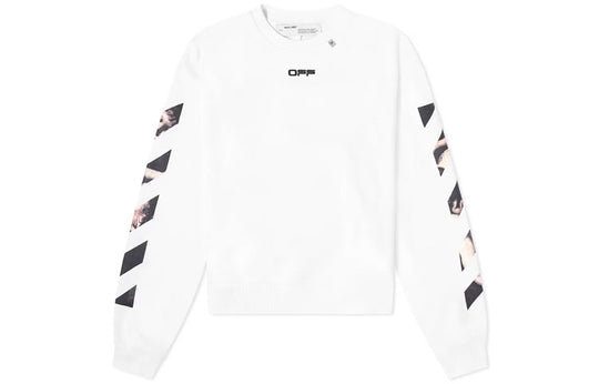 Off-White Caravaggio Arrows Round Neck Sweater OMBA035S20E300040188