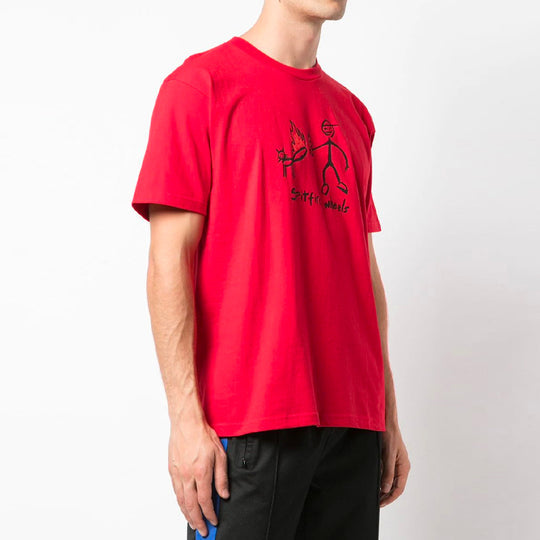 Supreme Spitfire wheels T-Shirt 'Red' SU4957