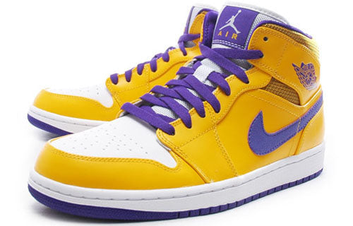 Air Jordan 1 Mid 'Lakers' 554724-708