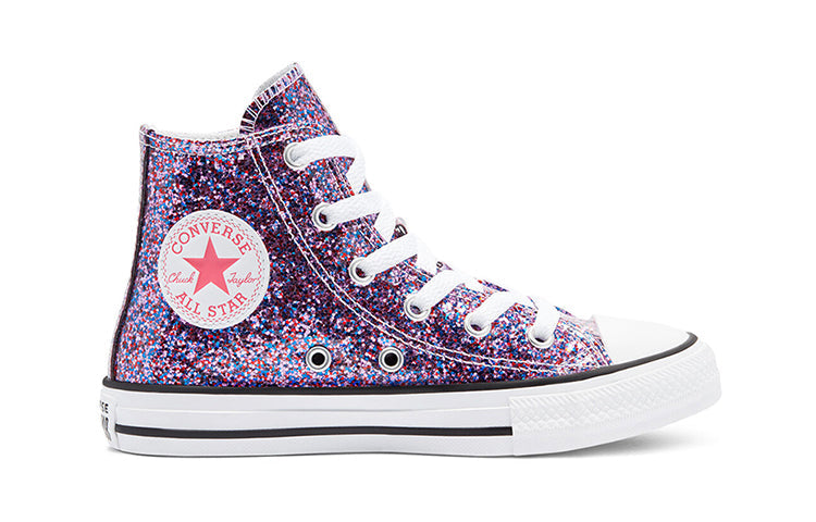 (GS) Converse Chuck Taylor All Star High 'Coated Glitter' 670176C