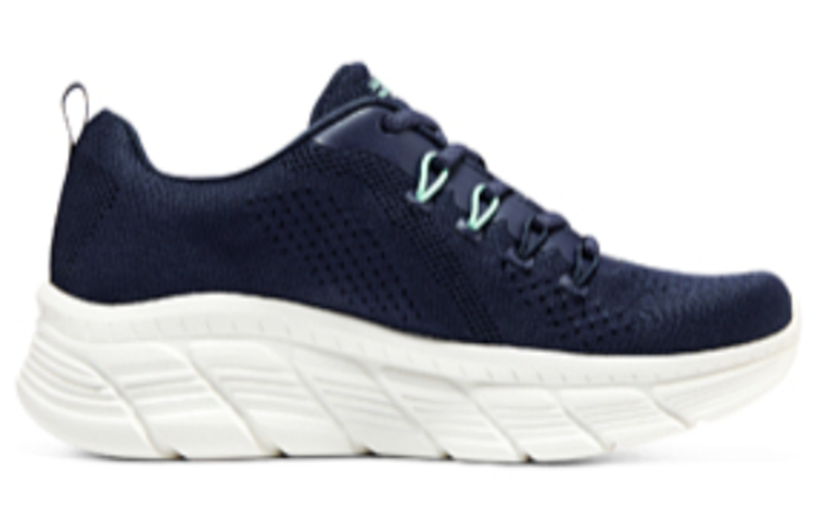(WMNS) Skechers Bobs B Flex Hi 'Navy' 117382-NVY