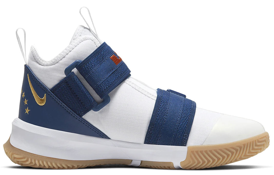 (GS) Nike LeBron Soldier 13 LA ' White Coastal Blue' CU4133-124