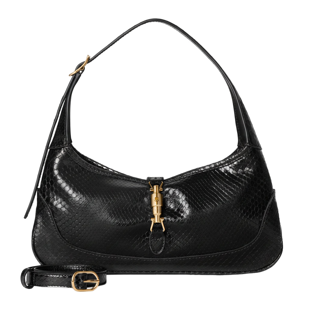 (WMNS) Gucci Jackie Slim Medium Shoulder Bag 'Black' 863137-EABKH-1000