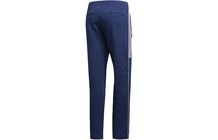adidas MENS 3-Stripe Dobby Joggers Pant Blue FL2917