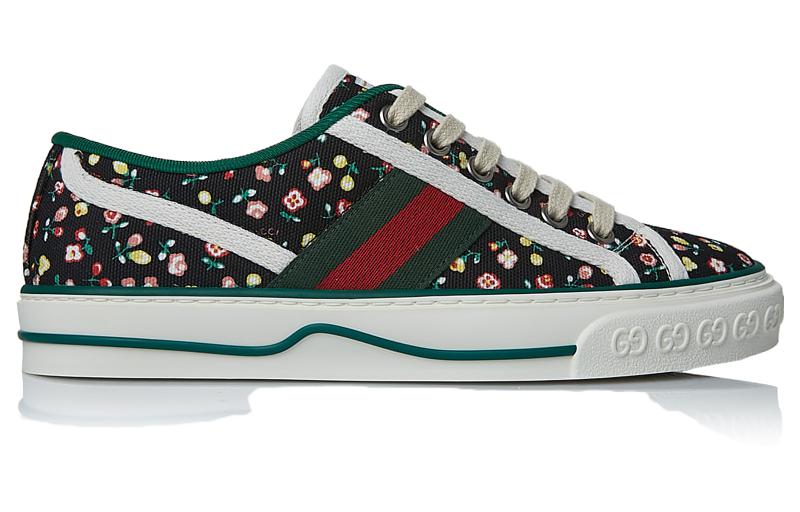(WMNS) Gucci Tennis 1977 x Liberty of London 'Floral - Black' 606110-2IC10-1085