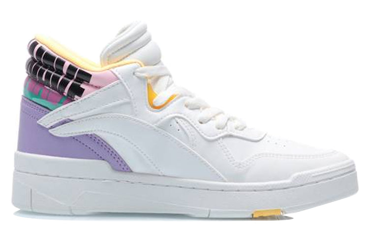 (WMNS) Li-Ning Superwave Mid 'White Purple Yellow' AGCQ238-3