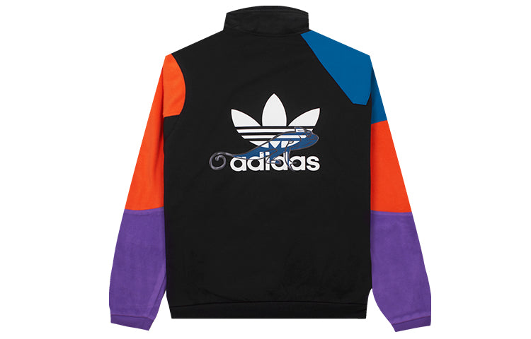 adidas originals MENS PT3 Fleece Jacket Black/Rainbow FM3680