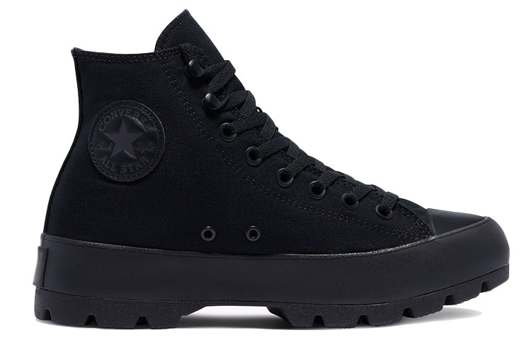 (WMNS) Converse Chuck Taylor All Star Lugged High 'Black Monochrome' 569891C
