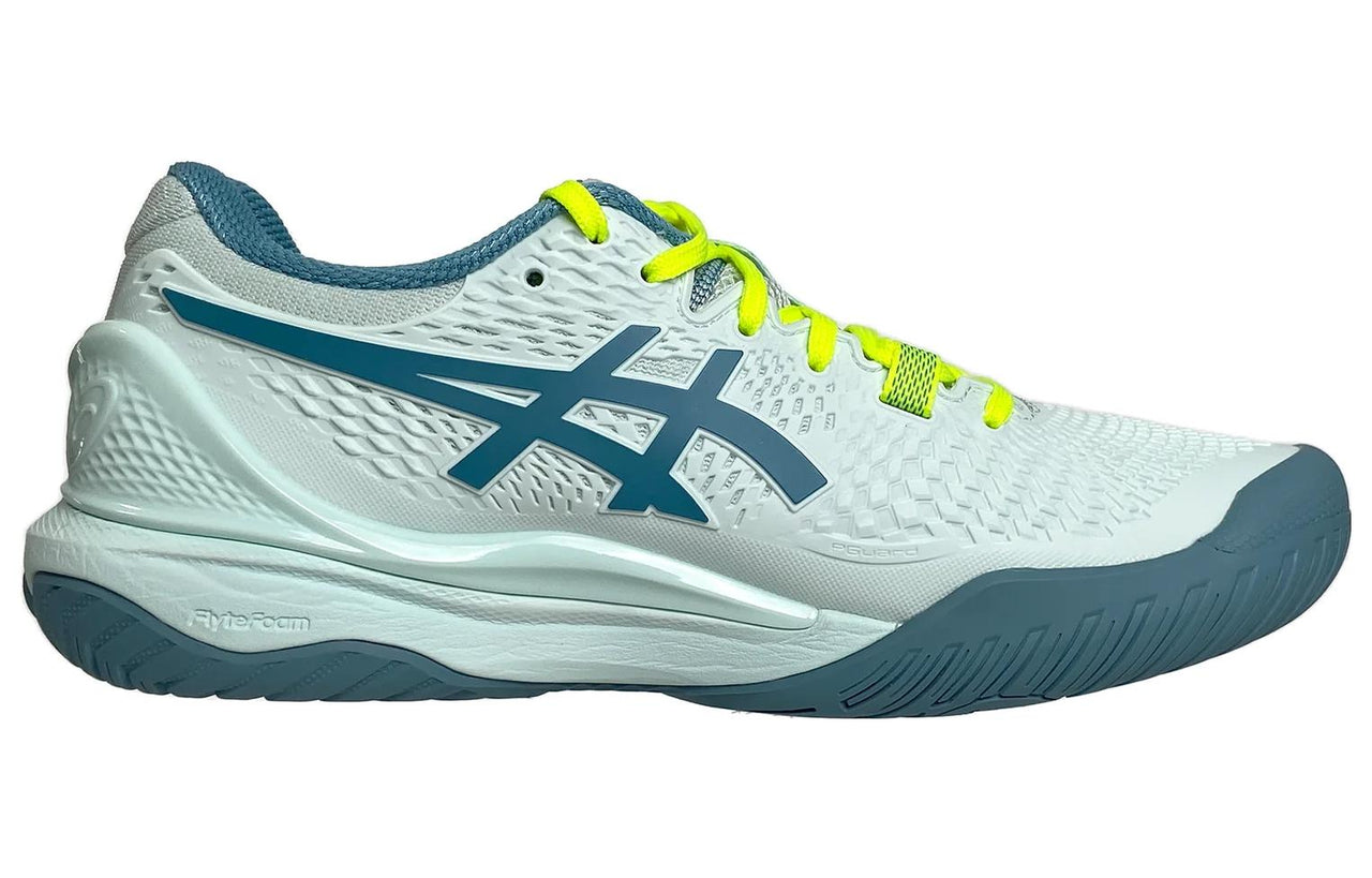 (WMNS) ASICS Gel Resolution 9 Wide 'Soothing Sea Gris Blue' 1042A226-400