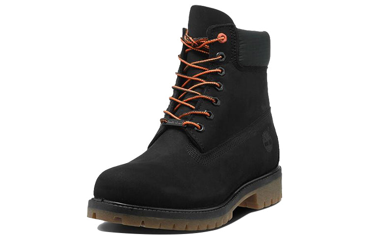 Timberland 6 Inch Premium Wide-Fit Boots 'Black Nubuck' A1U7M
