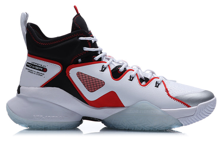 Li-Ning Air Raid 7 Premium High Basketball Shoes 'White Black Red' ABAQ071-1