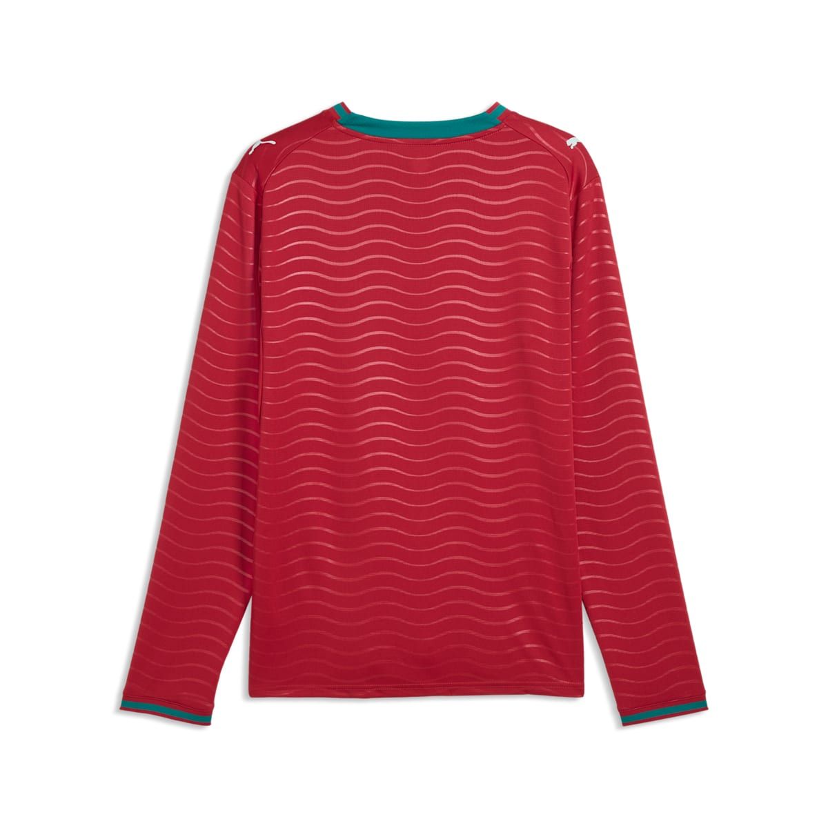 PUMA Portugal 2026 Home Long Sleeve Soccer Jersey 'Club Red Green Lagoon' 783279-01
