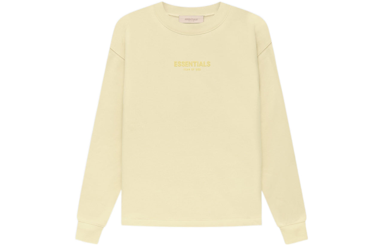 Fear of God Essentials FW22 Relaxed Crewneck Canary FOG-FW22-646