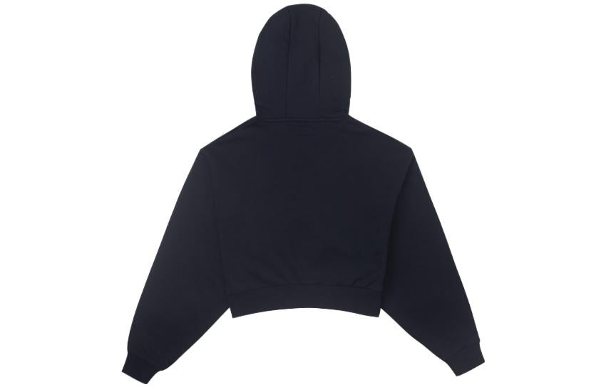 (WMNS) Converse Retro Chuck Full Zip Hoodie 'Black' 10025888-A01