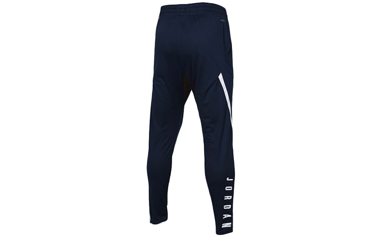 Air Jordan 23 Alpha Dri-Fit Training Sports Pants Deep Blue White 889712-419