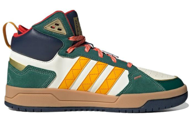 adidas neo 100DB 'White Green Brown' ID4178
