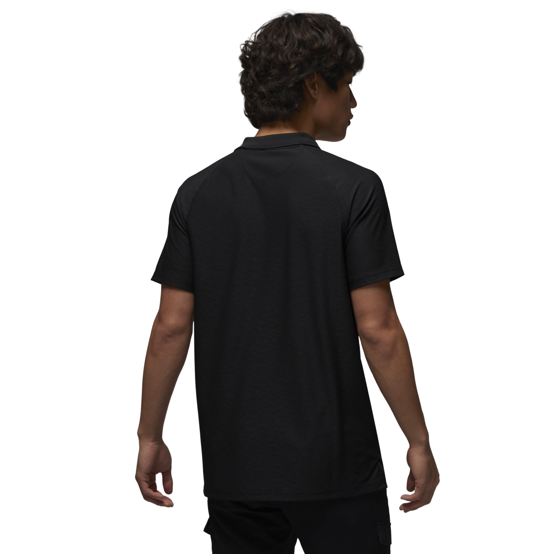 Air Jordan Dri-FIT ADV Sport Quick-Dry Golf Lapel T-Shirt 'Black' DZ0550-010