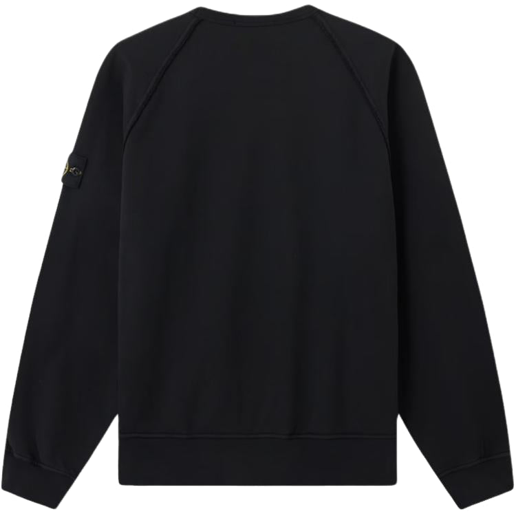STONE ISLAND 6100041 Oversized Crewneck Sweatshirt 'Black' L1S156100041S0051V0029