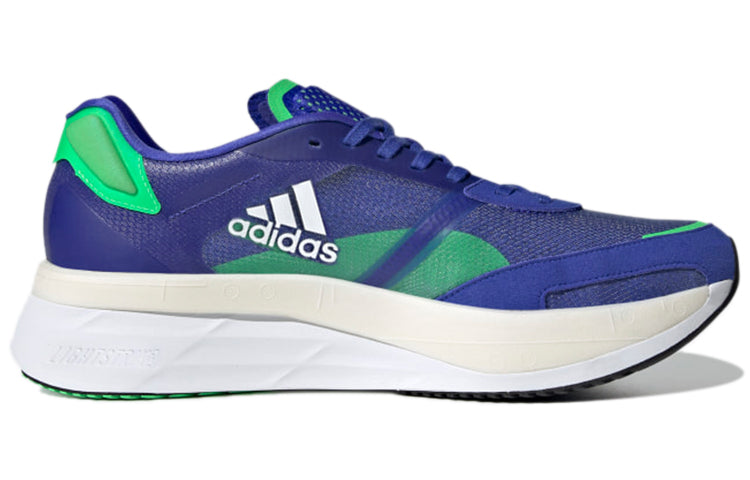 adidas Adizero Boston 10 'Sonic Ink Screaming Green' FZ2498