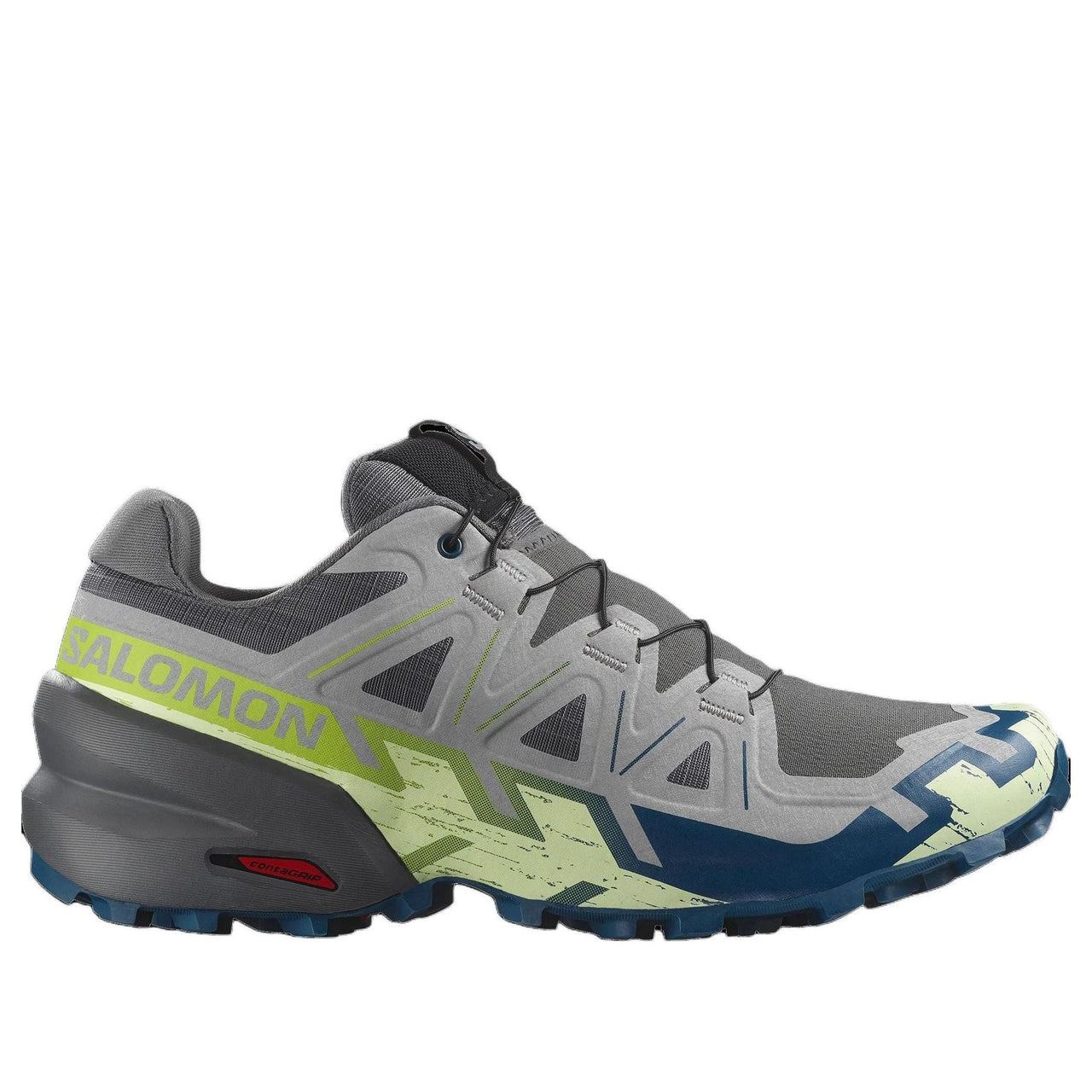 SALOMON Speedcross 6 'Castlerock Lime Cream' 478109