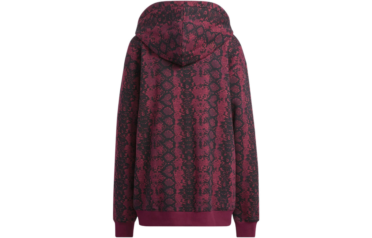 adidas originals x IVY PARK Crossover Casual Printing Hooded Long Sleeves Red HI1975