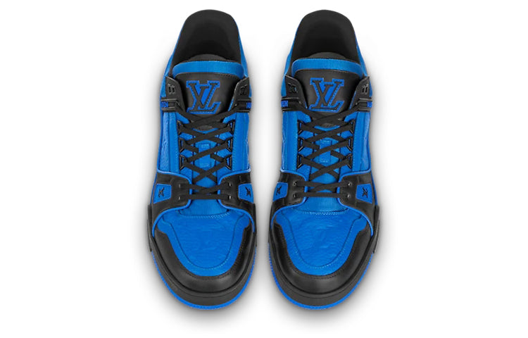 LOUIS VUITTON Trainers 'Blue Monogram with Black' 1A8WF5