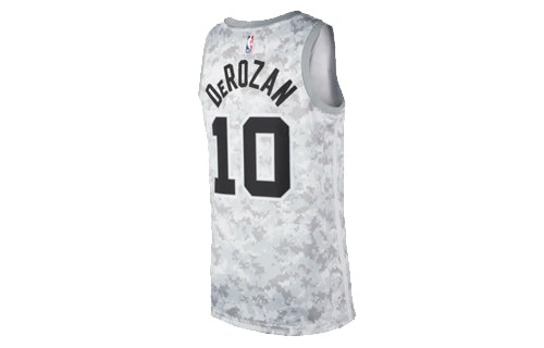 Nike San Antonio Spurs DeMar DeRozan City Edition Swingman Jersey Camo 'White' BQ1175-103