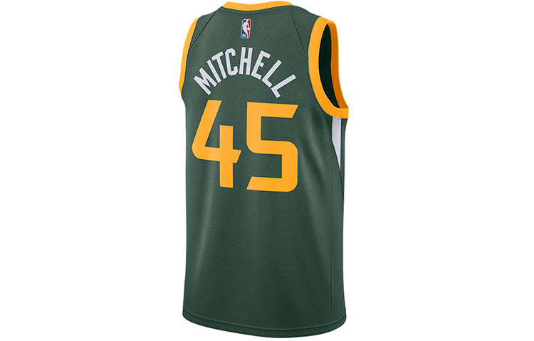 Nike Earned Edition NBA Donovan Mitchell 45 Utah Jazz Basketball Jersey Green CD7015-323