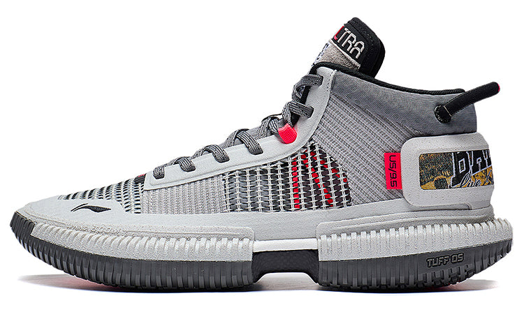 Li-Ning BadFive 3 Ultra Mid 'Grey Red' ABFS011-12