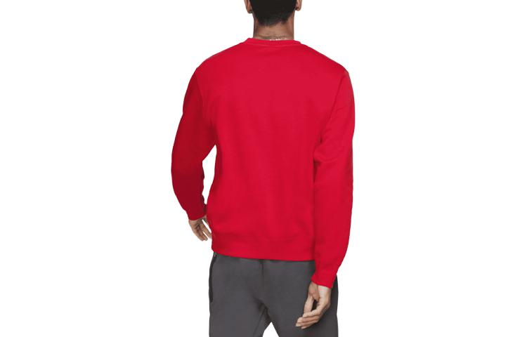 Nike Sportswear Club Fleece Crewneck 'University Red White' BV2662-657
