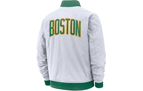 Nike Boston Celtics Basketball Woven Jacket White AH5271-100