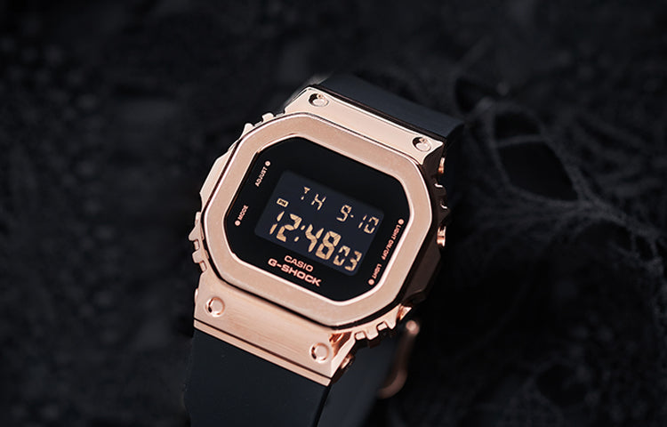 CASIO G-Shock Digital 'Black Rose' GM-S5600PG-1PRD