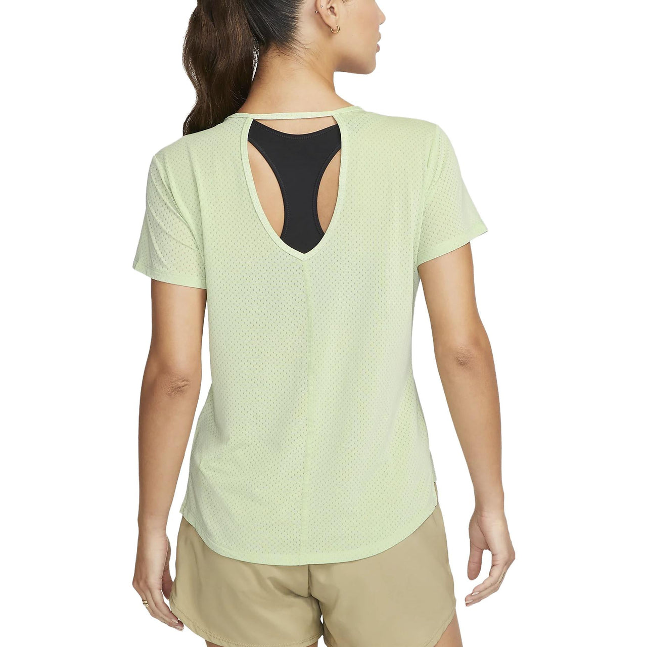 (WMNS) Nike Dri-Fit One Breathe T-shirt 'Oil Green' DX0132-343