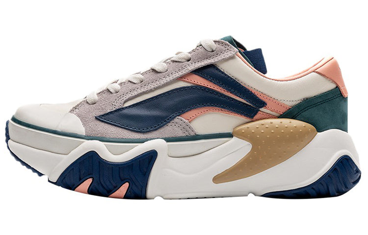 (WMNS) Li-Ning Wave HBRD 'White Blue Pink' AGCP378-3