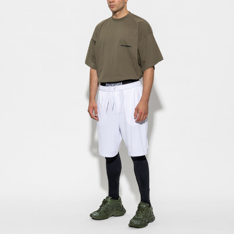 Balenciaga Strike 1917 Oversized T-shirt 'Khaki' 694576TMVJ62930