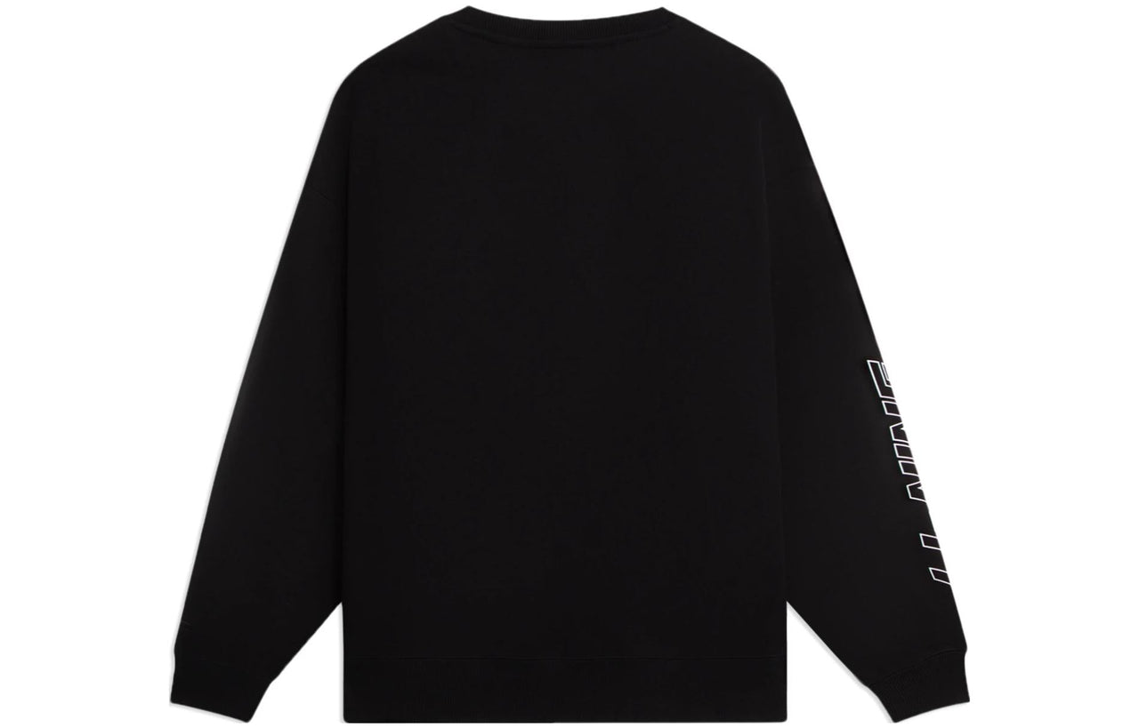 Li-Ning Logo Sweatshirt 'Black' AWDSB23-4