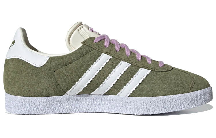 (WMNS) adidas Gazelle Shoes 'Focus Olive White' GX2055