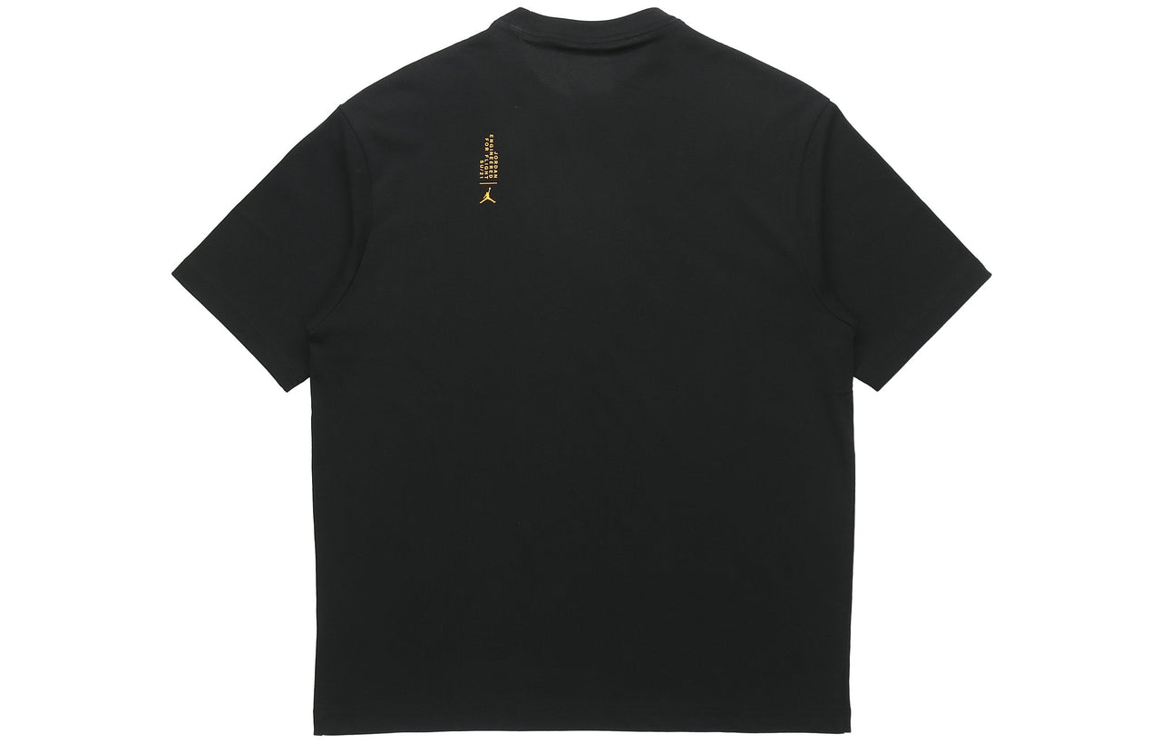 Air Jordan 23 EngineeRed Letter Printing Causual Sports Round Collar Male Black CZ4909-010