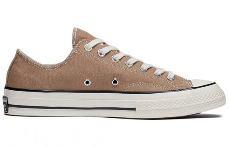 Converse CHUCK 70 OX Low Tops Retro Skateboarding Shoes Brown 161504C