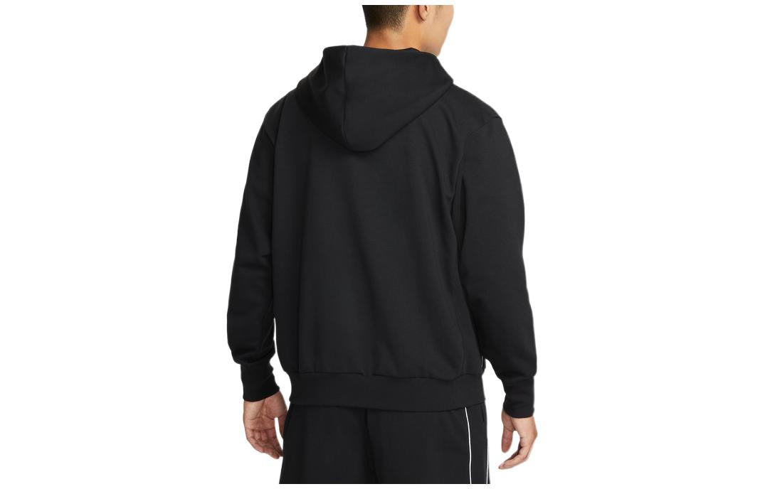 Nike front logo printed hoodie 'Black' DQ6104-010