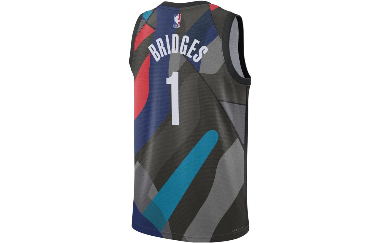 Nike x Kaws Dri-FIT NBA Swingman Jersey 2023/24 City Edition 'Brooklyn Nets Mikal Bridges' DX8487-014