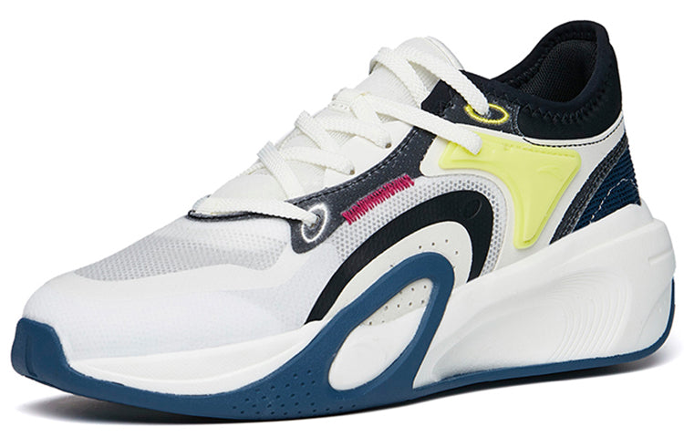 ANTA Skateboarding Series Sneakers 'White Black Yellow' 112228081-3