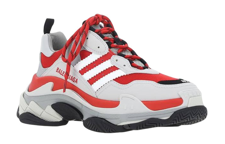 Balenciaga x adidas Triple S Sneakers 'White Grey Red' 712821W2ZB46121
