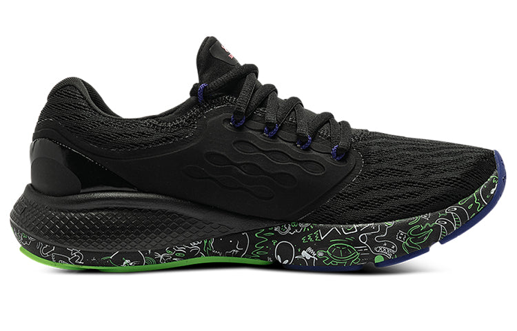 (WMNS) Under Armour Charged Vantage Fun CN 'Black Volt Green' 3026453-001