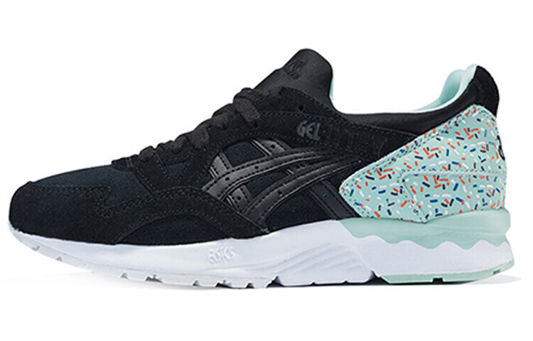 (WMNS) ASICS Gel Lyte 5 'Black Green Sprinkles' H7Z9L-9090