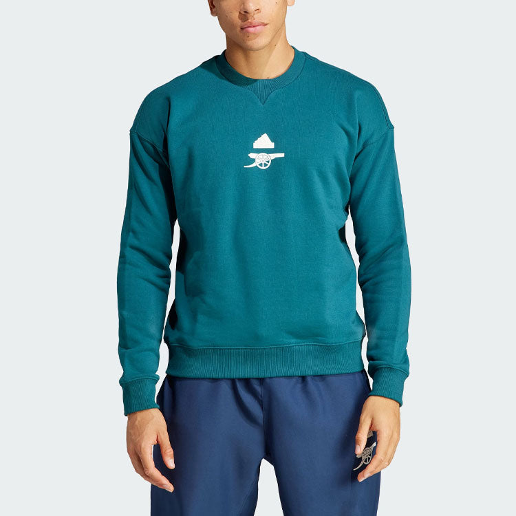 adidas Arsenal Lifestyler Heavy Cotton Sweatshirt 'Rich Green' HZ2064
