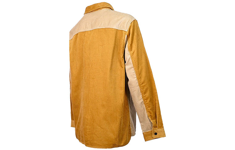 Converse Colorblock Corduroy Shirt 'Brown Tan' 10023519-A03