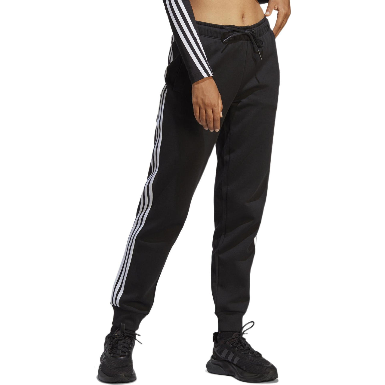 (WMNS) adidas Future Icons 3-Stripes Regular Pants 'Black' HT4704